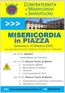 manifesto misericordia in piazza